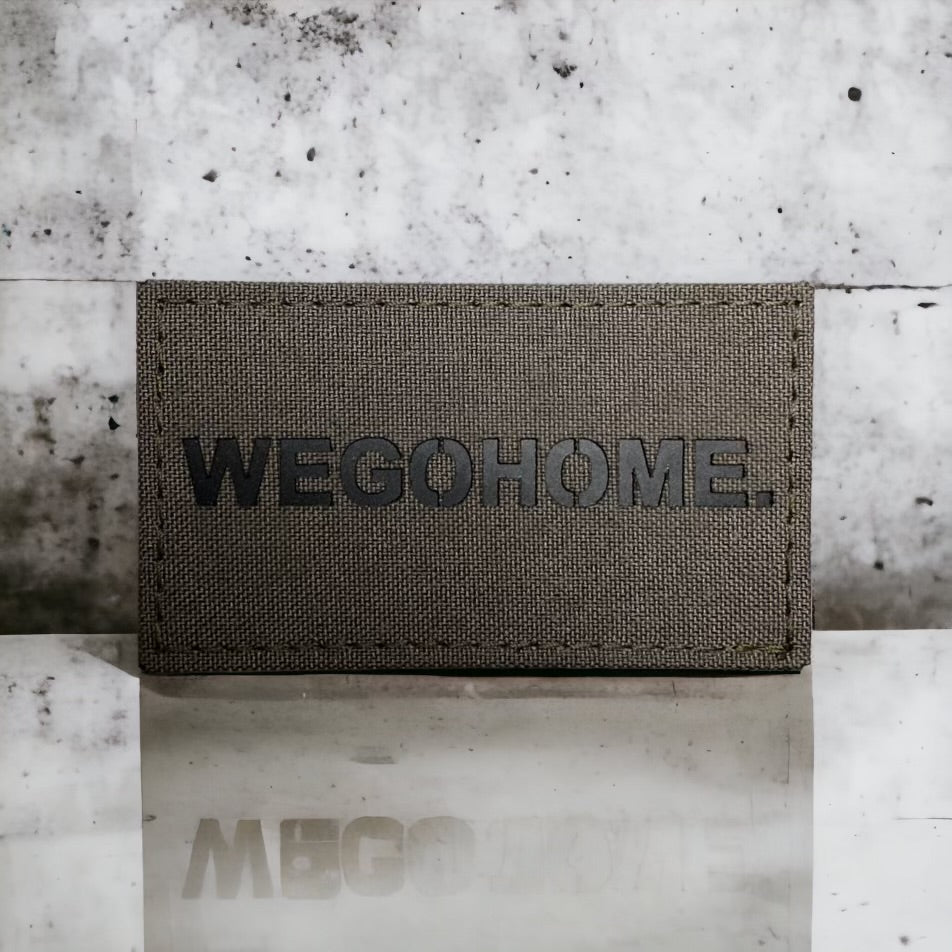 WE GO HOME PATCH - RANGER GREEN/BLACK