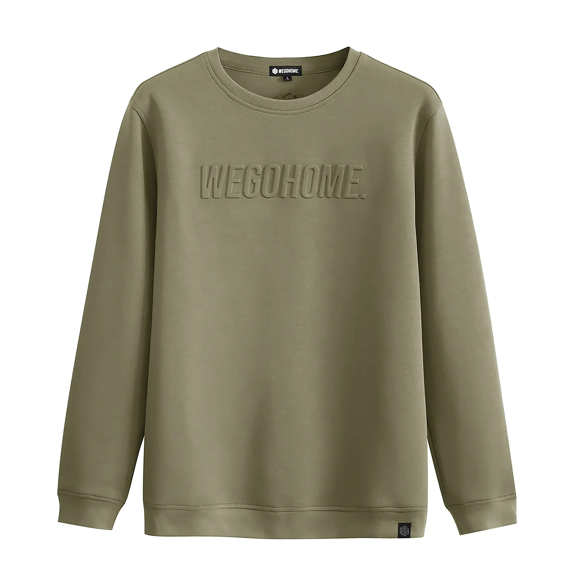 We Go Home Embossed CREWNECK