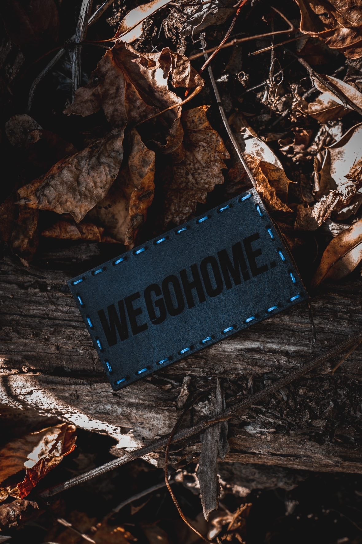 WE GO HOME LEATHER PATCH