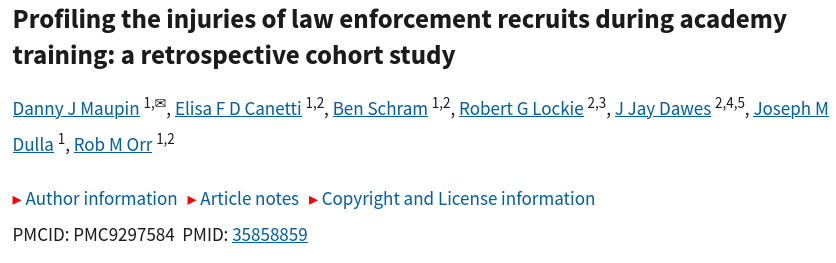 How to Train A Police Academy Class- 16 weeks – Part I