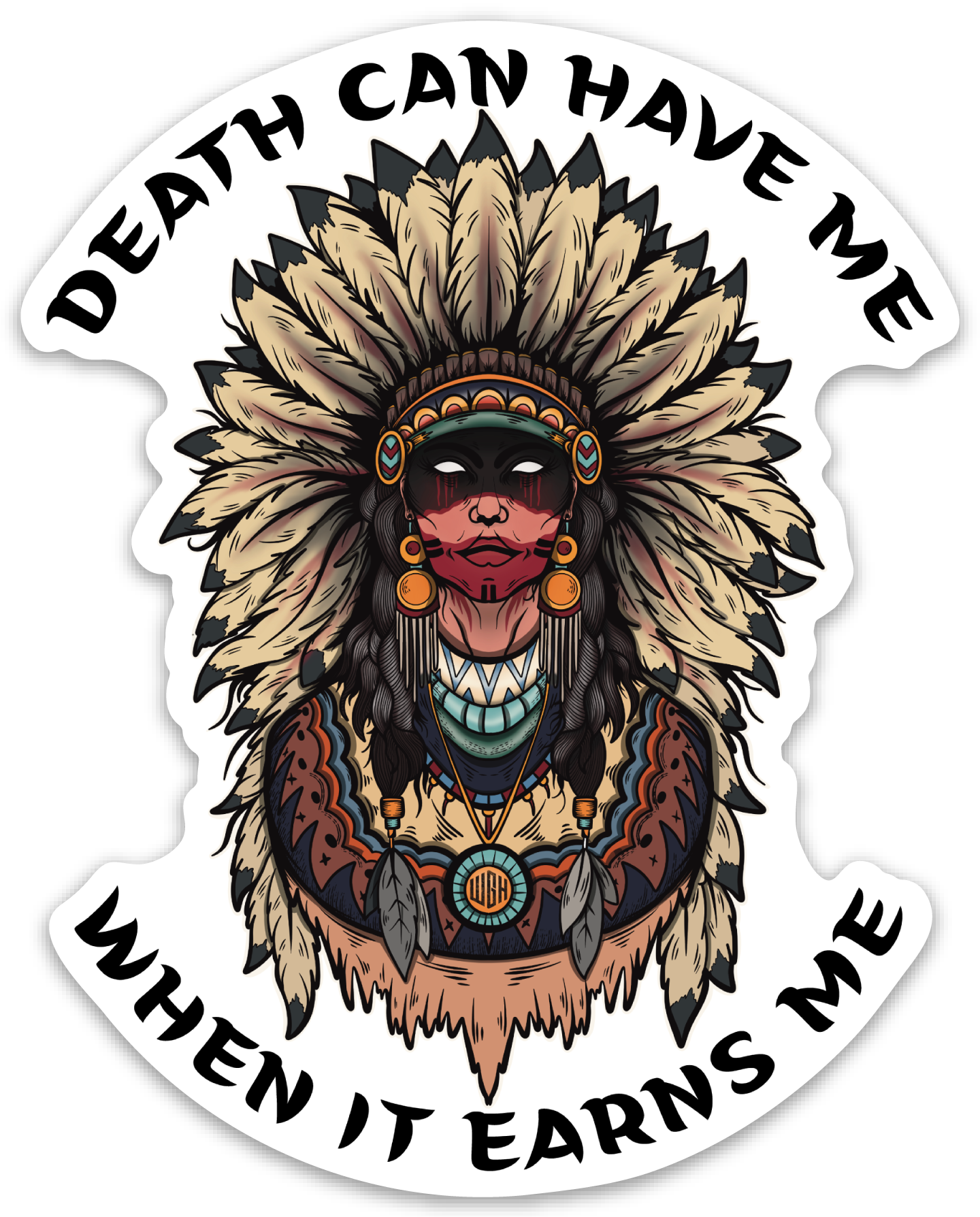 Only when earned sticker