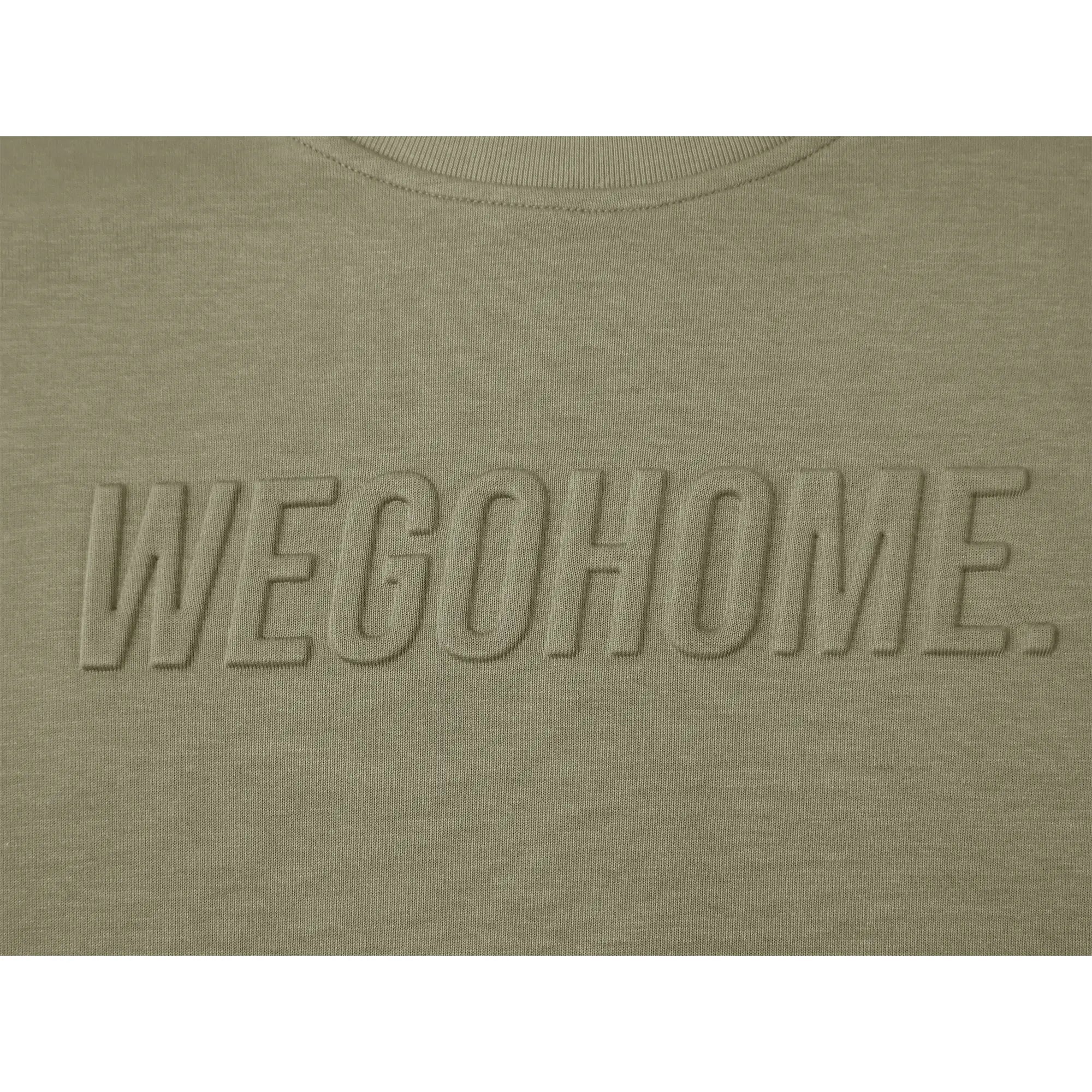 We Go Home Embossed CREWNECK