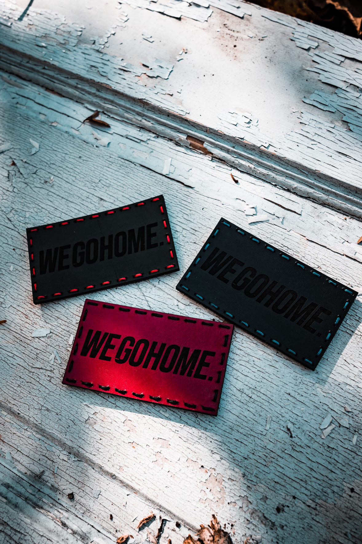 WE GO HOME LEATHER PATCH
